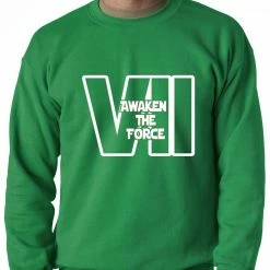 Bewild Awaken The Force VII Adult Crewneck Sweatshirt