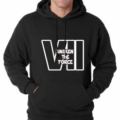 Bewild Cool Funny & Offensive Awaken The Force VII Adult Hoodie