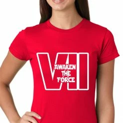 Bewild Awaken The Force VII Girls T-shirt Comic Con & Gaming Clothing Video Game