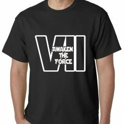 Bewild Awaken The Force VII Mens T-shirt Comic Con & Gaming Clothing, Video Game