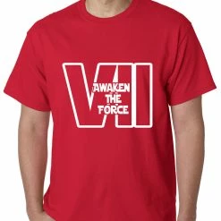 Bewild Awaken The Force VII Mens T-shirt Comic Con & Gaming Clothing, Video Game