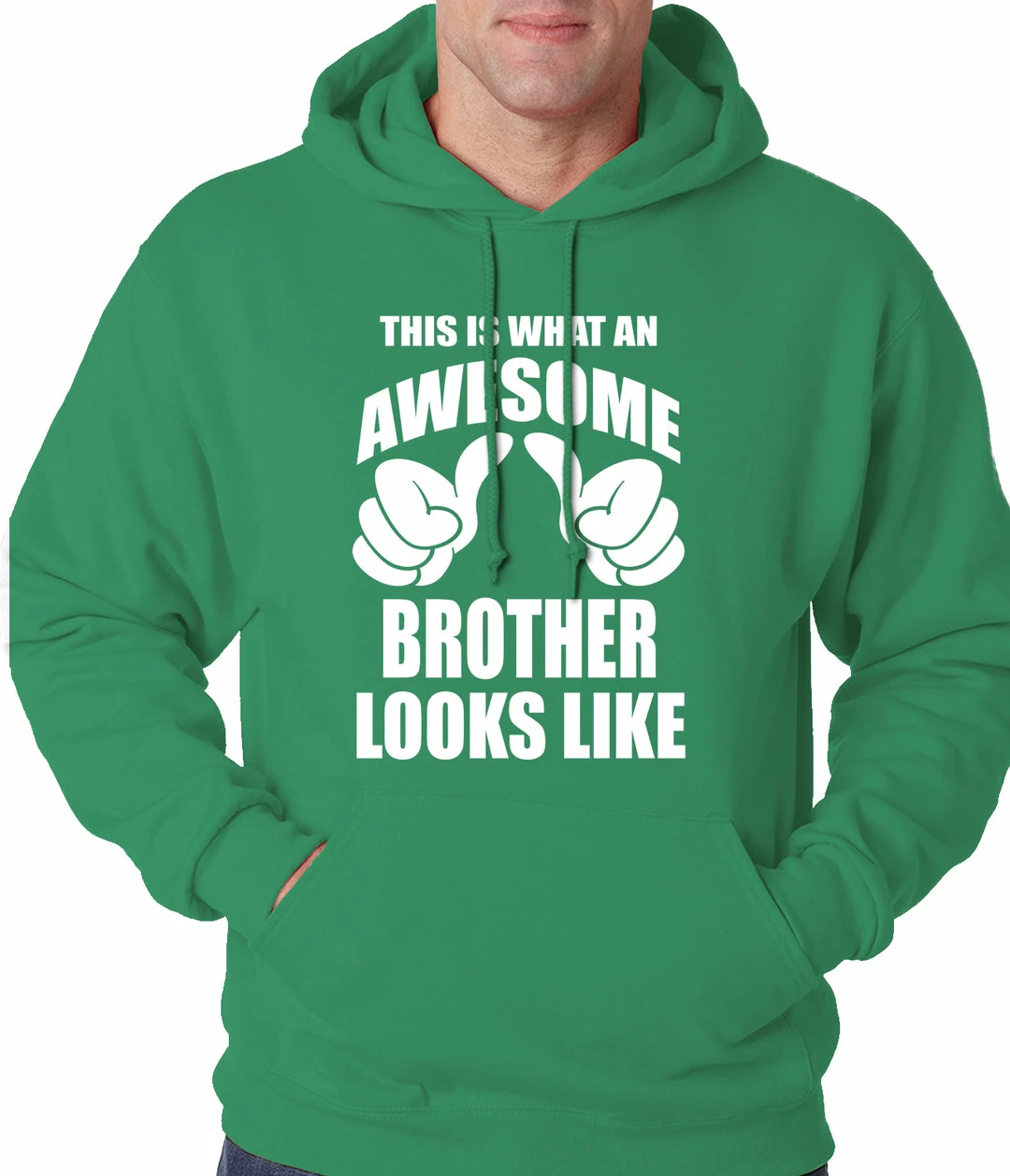 Bewild Positive Reinforcement Awesome Brother Adult Hoodie 7 Bewild Positive Reinforcement Awesome Brother Adult Hoodie