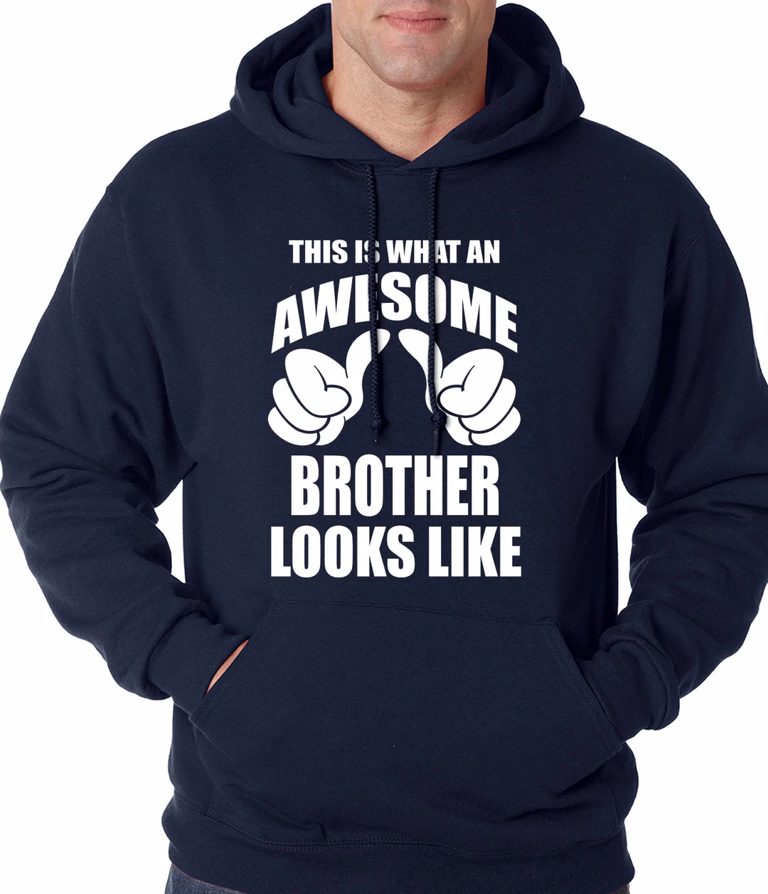 Bewild Positive Reinforcement Awesome Brother Adult Hoodie 9 Bewild Positive Reinforcement Awesome Brother Adult Hoodie
