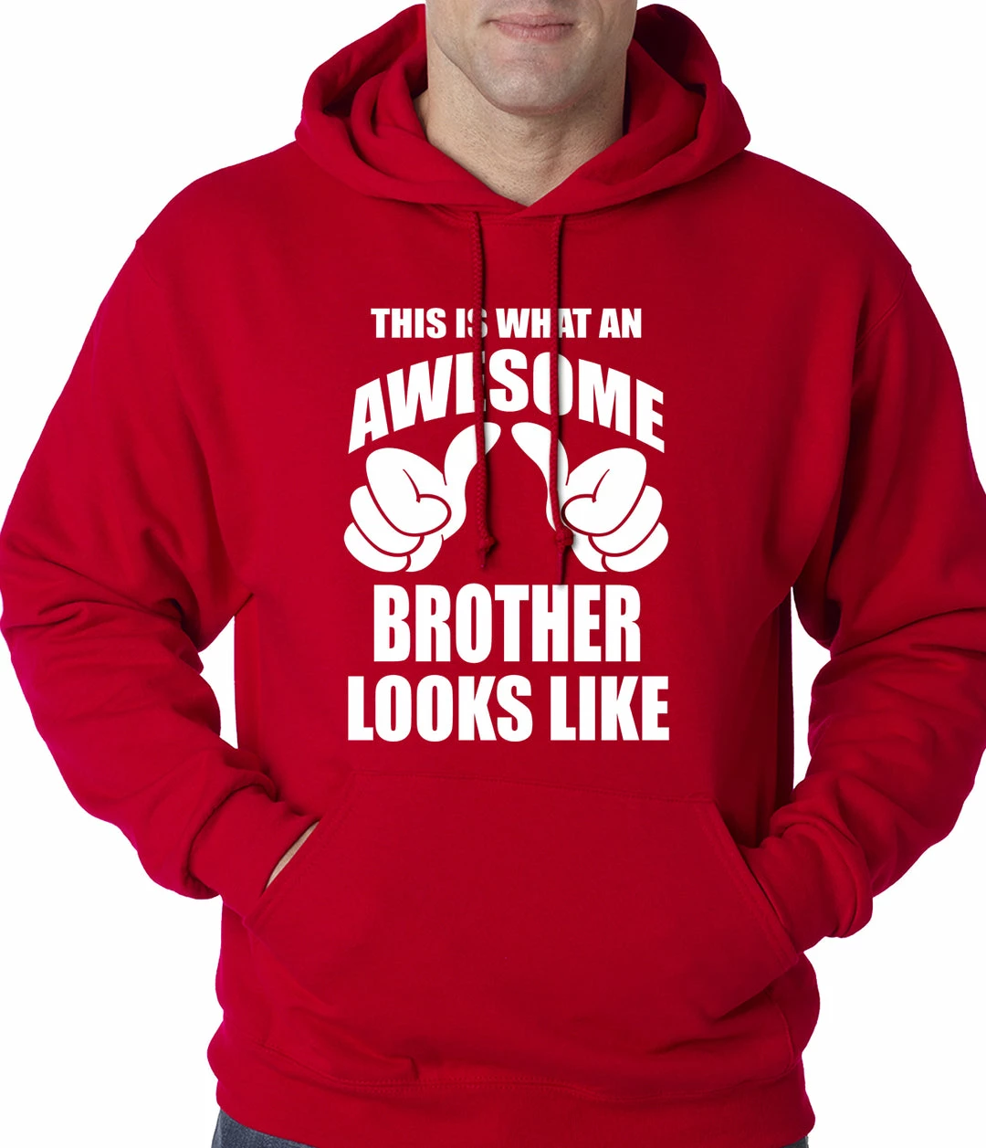 Bewild Positive Reinforcement Awesome Brother Adult Hoodie 10 Bewild Positive Reinforcement Awesome Brother Adult Hoodie