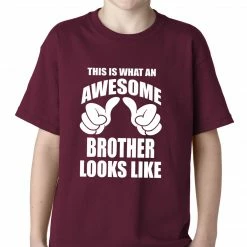 Bewild Awesome Brother Kids T-shirt Positive Reinforcement