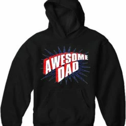 Bewild Awesome Dad Adult Hoodie Positive Reinforcement