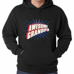 Bewild Awesome Grandpa Vintage Adult Hoodie