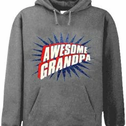 Bewild Awesome Grandpa Vintage Adult Hoodie