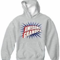Bewild Awesome Grandpa Vintage Adult Hoodie