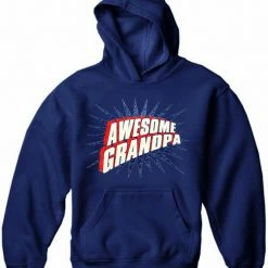 Bewild Awesome Grandpa Vintage Adult Hoodie