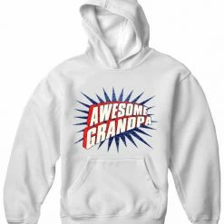 Bewild Awesome Grandpa Vintage Adult Hoodie