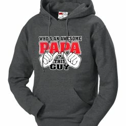 Bewild Awesome Papa Adult Hoodie Positive Reinforcement