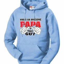 Bewild Awesome Papa Adult Hoodie Positive Reinforcement