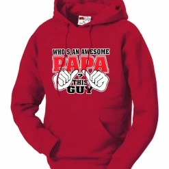 Bewild Awesome Papa Adult Hoodie Positive Reinforcement