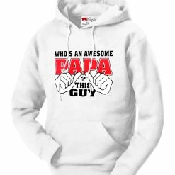 Bewild Awesome Papa Adult Hoodie Positive Reinforcement