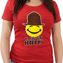 Bewild "B. Cuz I'm Happy" Girl's T-Shirt Hip-Hop Inspired Clothing