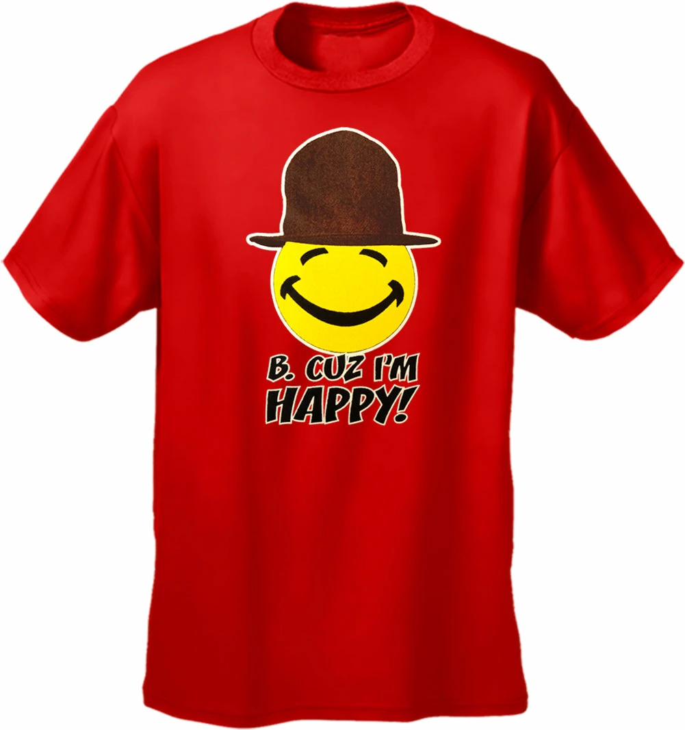 Bewild "B. Cuz I'm Happy" Men's T-Shirt Hip-Hop Inspired Clothing 5 Bewild "B. Cuz I'm Happy" Men's T-Shirt Hip-Hop Inspired Clothing