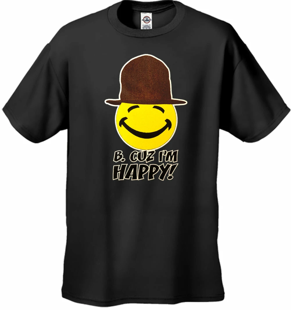 Bewild "B. Cuz I'm Happy" Men's T-Shirt Hip-Hop Inspired Clothing 6 Bewild "B. Cuz I'm Happy" Men's T-Shirt Hip-Hop Inspired Clothing