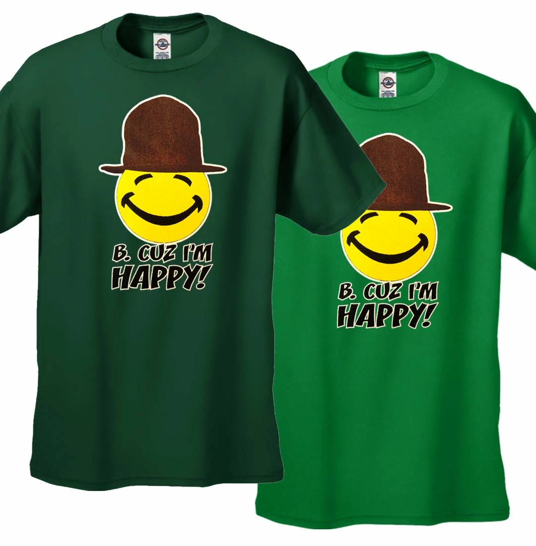 Bewild "B. Cuz I'm Happy" Men's T-Shirt Hip-Hop Inspired Clothing 9 Bewild "B. Cuz I'm Happy" Men's T-Shirt Hip-Hop Inspired Clothing