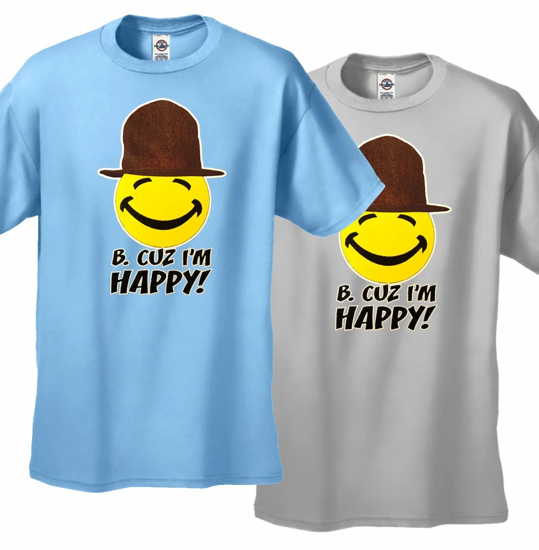 Bewild "B. Cuz I'm Happy" Men's T-Shirt Hip-Hop Inspired Clothing 10 Bewild "B. Cuz I'm Happy" Men's T-Shirt Hip-Hop Inspired Clothing