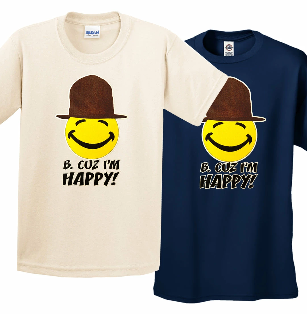 Bewild "B. Cuz I'm Happy" Men's T-Shirt Hip-Hop Inspired Clothing 11 Bewild "B. Cuz I'm Happy" Men's T-Shirt Hip-Hop Inspired Clothing