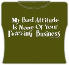 Bewild Bad Attitude Girls T-Shirt 6 Bewild Bad Attitude Girls T-Shirt