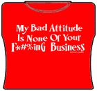 Bewild Bad Attitude Girls T-Shirt 7 Bewild Bad Attitude Girls T-Shirt