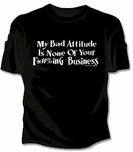 Bewild Bad Attitude Girls T-Shirt 3 Bewild Bad Attitude Girls T-Shirt