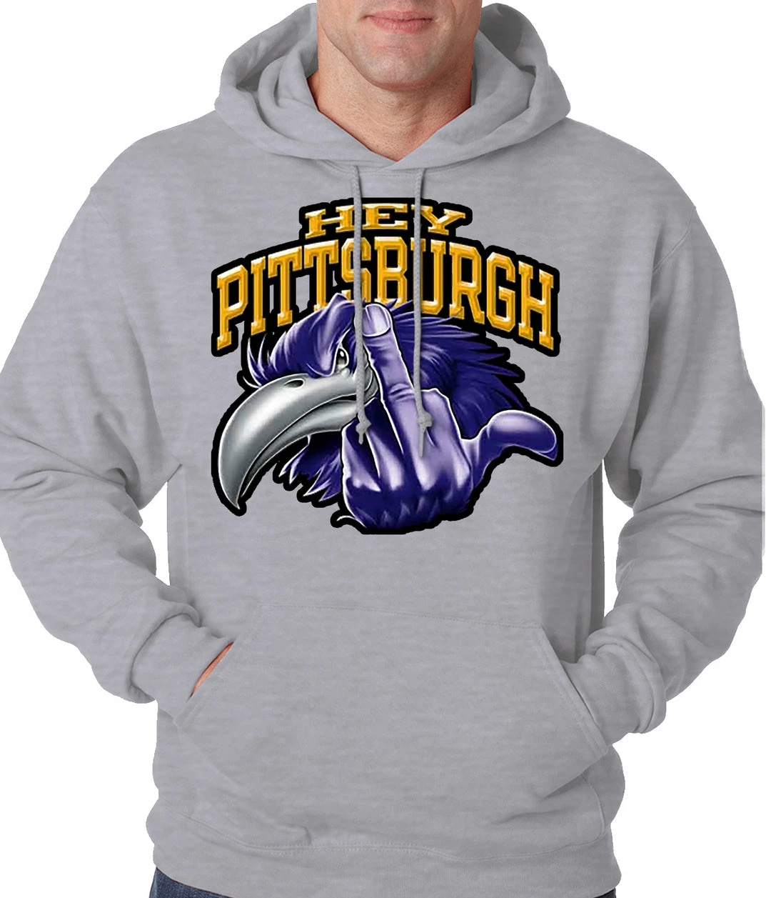 Bewild Sport Inspiration Baltimore Fan - Hey Pittsburgh Adult Hoodie 5 Bewild Sport Inspiration Baltimore Fan - Hey Pittsburgh Adult Hoodie