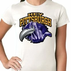 Bewild Baltimore Fan - Hey Pittsburgh Ladies T-shirt