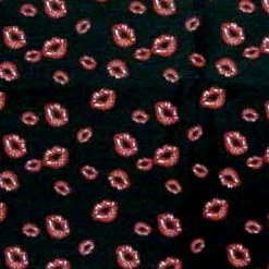 Bewild Bandanas - Kiss Lips Bandana (Black) Bandannas