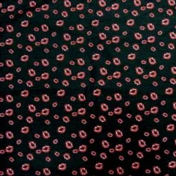 Bewild Bandanas - Kiss Lips Bandana (Black) Bandannas