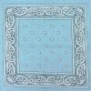 Bewild Bandanas - Light Blue Paisley Bandanna Bandannas