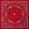 Bewild Bandannas Bandanas - Tribal Paisley Bandanna (Red With Black)