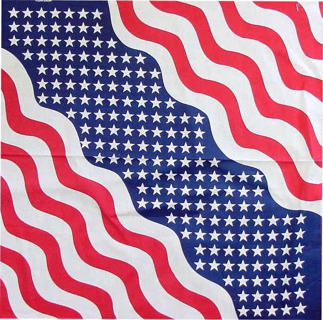Bewild Bandanas - Waving American Flag Bandana Bandannas 3 Bewild Bandanas - Waving American Flag Bandana Bandannas