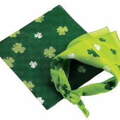 Bewild Bandanna - 22x22 InchLight Green Shamrock Bandanna