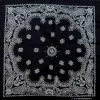 Bewild Bandanna - Black Paisley Bandanas Bandannas