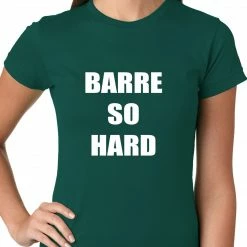 Bewild Cool Funny & Offensive Barre So Hard Ladies T-shirt