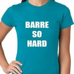 Bewild Cool Funny & Offensive Barre So Hard Ladies T-shirt