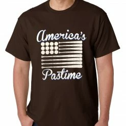 Bewild Baseball America's Pastime Mens T-shirt