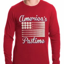 Bewild Baseball America's Pastime Thermal Shirt