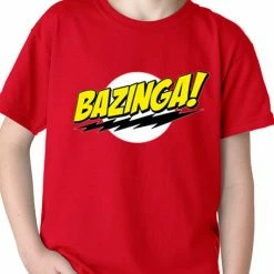Bewild Bazinga Kid's T Shirt Big Bang Theory