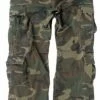 Bewild BDU Paratrooper Army Cargo Fatigues (Green Woodland Camo)