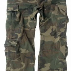 Bewild BDU Paratrooper Army Cargo Fatigues (Green Woodland Camo)