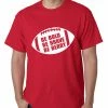 Bewild Sport Inspiration Be Bold, Be Brave, Be Berry Football Mens T-shirt