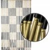Bewild Doorway Beads Beaded Curtains - Checker Board Wooden Door Beads