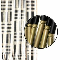 Bewild Beaded Curtains - Criss Cross Wooden Door Beads Doorway Beads