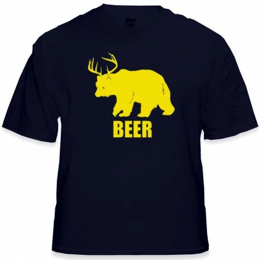 Bewild Bear + Deer = Beer T-Shirt