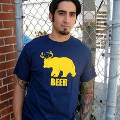 Bewild Bear + Deer = Beer T-Shirt