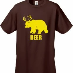 Bewild Bear + Deer = Beer T-Shirt